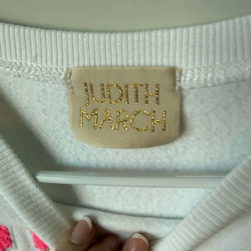 Judith March USA “Love my Hometown “ crew luxury sweatshirt size S/M - Picture 8 of 10